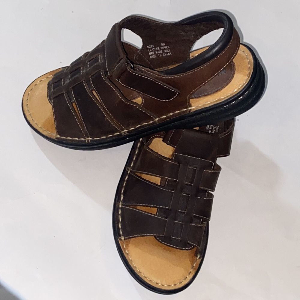 MINNETONKA LEATHER UPPER SHOES SIZE 8N